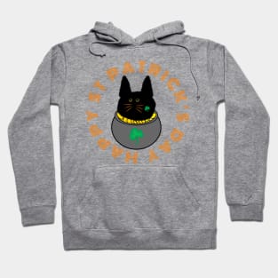 St Patrick’s Day Shamrock Cat Hoodie